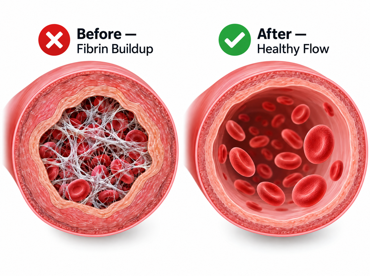 Break Down Fibrin (The Real Reason Your Blood Pressure Won't Drop)