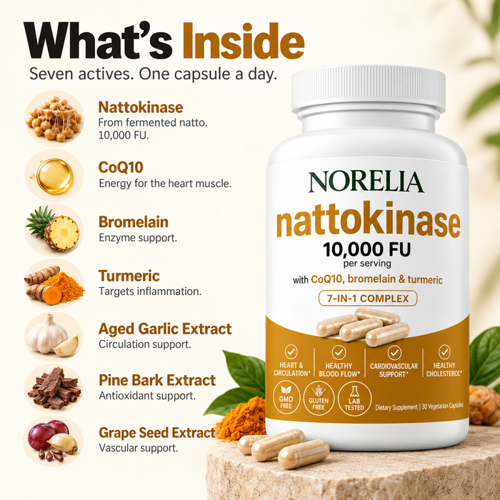 Norelia® Max Potency Nattokinase 10,000 FU